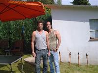 sajad und dayi bijan  hause khale